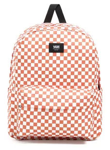 Plecak młodzieżowy Vans Old Skool Check Backpack - carnelian - Plecaki szkolne i tornistry - miniaturka - grafika 1