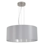 Lampy sufitowe - Eglo LAMPA wisząca MASERLO 31606 Abażurowa OPRAWA ZWIS do salonu IP20 okrągła ni - miniaturka - grafika 1