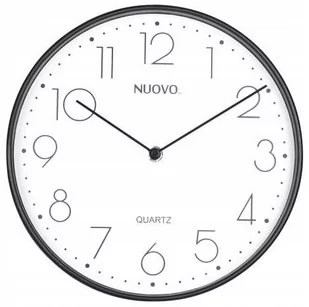 Uniglob Zegar NUOVO czarny śr 25 cm - Zegary - miniaturka - grafika 1