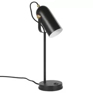 Lampy pozostałe - Beliani Lampka stołowa czarna TYRIA - miniaturka - grafika 1