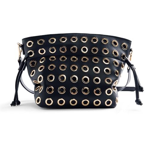 GIOSEPPO Damska torba Waubun, czarna/biała, Bolso Shopper, czarny/biały, Bolso shopper