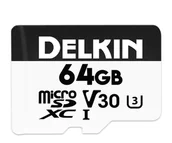 Karty pamięci - Delkin Devices 64GB microSDXC Trail Cam Hyperspeed V30 - miniaturka - grafika 1