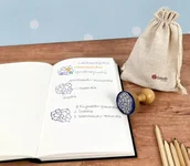 Przewodniki - Stempel mapa Polski - województwa - miniaturka - grafika 1