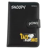 Zeszyty szkolne - Zeszyt Notes Snoopy Czarny Lazy Days A6 96 Kartek - miniaturka - grafika 1