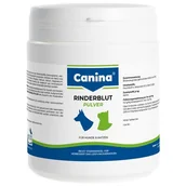 Suplementy i witaminy dla psów - Suplement dla psa i kota CANINA Krew wołowa 250 g - miniaturka - grafika 1