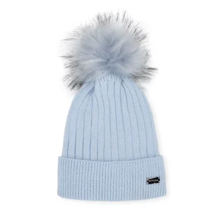 Damska czapka z błyszczącą nitką - Czapki damskie - miniaturka - grafika 1