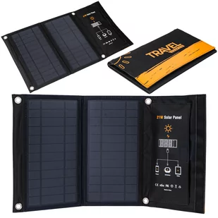 Przenośny panel solarny TRAVEL SOLAR 21W USB SKŁADANY VOLT POLSKA - Zestawy solarne - miniaturka - grafika 5