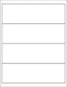 Etykiety samoprzylepne i bloki etykiet - Samoprzylepne etykiety 190 x 58 mm, 5 etykiet, A4, 100 arkuszy - miniaturka - grafika 1