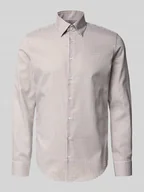 Koszule męskie - Koszula biznesowa o kroju slim fit z listwą guzikową - miniaturka - grafika 1