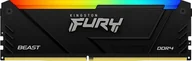 Pamięci RAM - Pamięć Kingston Fury Beast RGB, DDR4, 32 GB, 3600MHz, CL18 KF436C18BB2A/32 - miniaturka - grafika 1