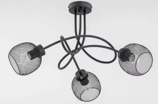 Alfa Praxide 2577340 plafon lampa sufitowa 3x60W E27 czarny - Lampy sufitowe - miniaturka - grafika 1
