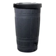 Zbiorniki na deszczówkę - Pojemnik na deszczówkę Woodcan czarny - miniaturka - grafika 1
