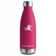 Kubki termiczne - Kubek Termiczny Termos Na Kawę Herbatę Ze Stali Nierdzewnej Różowy 750Ml - miniaturka - grafika 1