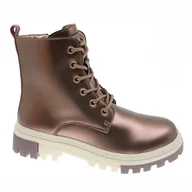 Botki damskie - Botki trzewiki dziecięce BEPPI 2193461 metalik - miniaturka - grafika 1