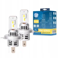 Żarówki samochodowe - Żarówki H4 Led Canbus 1:1 Dopasowane P&p 4000k Ciepłe Białe Światło - miniaturka - grafika 1