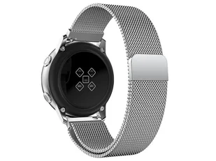 Alogy Milanese bransoleta pasek do Galaxy Watch Active 2 Alogy srebrna uniwersalny - Akcesoria do smartwatchy - miniaturka - grafika 1