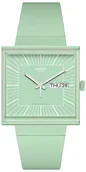 Zegarki męskie - Zegarek Swatch SO34G701 WHAT IF…MINT? - miniaturka - grafika 1