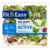Mieszanki warzywne, sałatki - Fit & Easy Active Mix sałat z rukolą 150 g - miniaturka - grafika 1