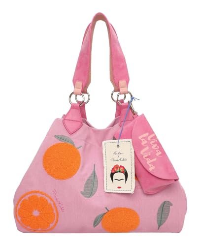 Fritzi aus Preussen Fritzi x Frida Kahlo Izzy Medium Canvas Oranges Shopper damskie, Canvas Oranges