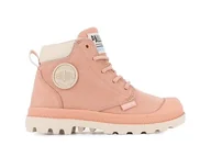 Botki damskie - Palladium Pampa Hi Cuff WP OZ Botki, Różowe, 29 EU, Różowy, 29 EU - miniaturka - grafika 1