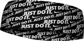 Ozdoby do włosów - Nike Opaska na głowę Nike Dri-Fit Fury czarno-biała N1003619010OS - miniaturka - grafika 1