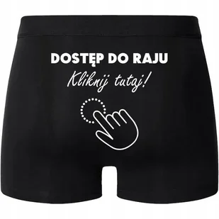 Bokserki Męskie DOSTĘP DO RAJU Zabawny Prezent Na Walentynki Rozmiar XL - Majtki damskie Bokserki Męskie DOSTĘP DO RAJU Zabawny Prezent Na Walentynki Rozmiar XL - Majtki damskie - miniaturka - grafika 1