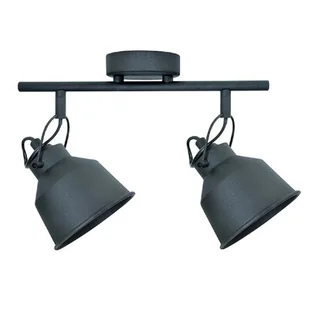 Polux Plafon LAMPA sufitowa NIKO 2 311825 metalowa OPRAWA industrialna listwa regulowane reflektorki czarne 311825 - Lampy sufitowe - miniaturka - grafika 1