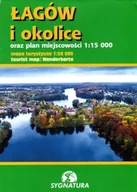 Obcojęzyczne przewodniki, mapy i atlasy - Mapa - Łagów i okolice 1:15 000 - książka - miniaturka - grafika 1