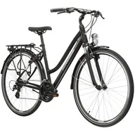Rowery - Rower trekingowy KROSS Trans 2.0 D15 28 cali damski Czarny - miniaturka - grafika 1