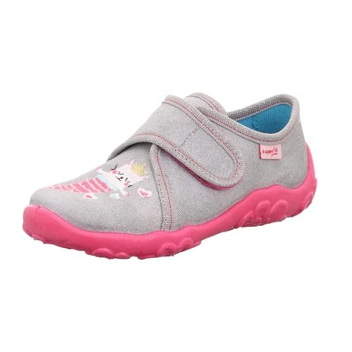 Superfit Dziewczęce Bonny kapcie, Jasnoszary 2510, 35 EU
