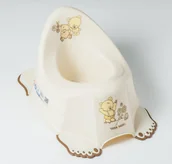 Nocniki - Tega Baby PO-046-119 Nocnik antypoślizgowy z pozytywką MIŚ beżowy - miniaturka - grafika 1