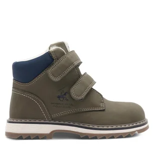 Trzewiki Beverly Hills Polo Club AVO-2261-066(II)CH Khaki - Buty dla chłopców - miniaturka - grafika 1