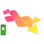 Systemy inteligentnych domów - Nanoleaf Nanoleaf Shapes Triangles Starter Kit (15 panels) NL47-6002TW-15PK - miniaturka - grafika 1