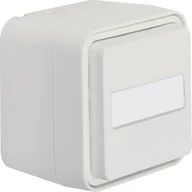 Gniazdka elektryczne - Berker W.1 Berker Gniazdo z polem opisowym, kompletne, IP55, biały - miniaturka - grafika 1