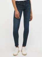 Spodnie damskie - Mustang Jeansy Shelby 1013582 Granatowy Slim Fit - miniaturka - grafika 1