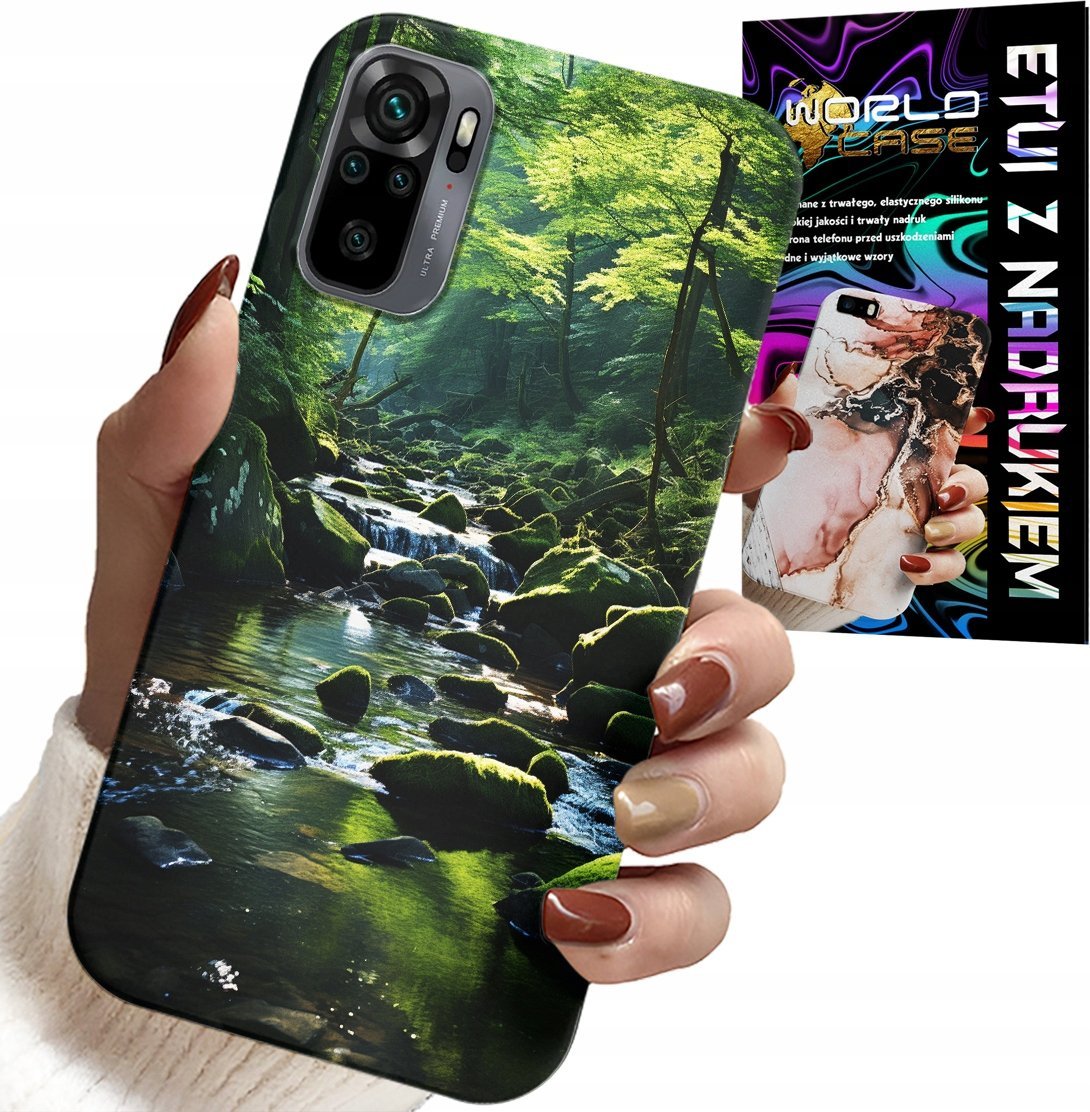 ETUI DO XIAOMI NOTE 10 / 10S - LAS RZEKA STRUMIEŃ PRZYRODA WIDOKI