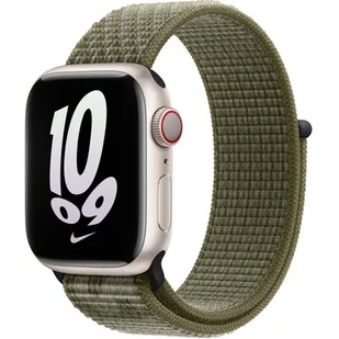 Apple Opaska sportowa Nike w kolorze Sequoia/Pure Platinum 41 mm - Akcesoria do smartwatchy - miniaturka - grafika 1