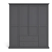 Szafy - Szara szafa Tvilum Paris, 181 x 201 cm - miniaturka - grafika 1