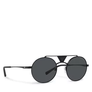 Okulary przeciwsłoneczne - Emporio Armani Okulary przeciwsłoneczne 0EA2120 300187 Matte Black/Dark Grey - grafika 1