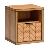 Szafki nocne - Szafka nocna FONTI F-13 / Dąb karmel - miniaturka - grafika 1