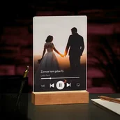 Ramki na zdjęcia - Lampka ramka L z wydrukiem na szkle akrylowym i podświetleniem LED - miniaturka - grafika 1