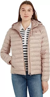 Tommy Hilfiger Damska kurtka Lw Padded Global Stripe, Beżowy Merino, XXS - Kurtki damskie - miniaturka - grafika 1