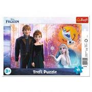 Puzzle - Trefl PAP Puzzle 15 Ramkowe Radosne wspomnienia Frozen 2 31392 - PAP - miniaturka - grafika 1