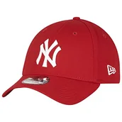 Czapki męskie - New Era New Era męska czapka z daszkiem M/LB Basic NY Yankees 39Thirty Stretch Back, Scarlet/White, M/L, 10298276 NE298276.999.ML. - miniaturka - grafika 1