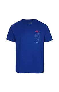 Koszulki męskie - O'Neill Męski T-shirt California podkoszulek (6 sztuk), 15013 Surf The Web niebieski, L-XL - grafika 1