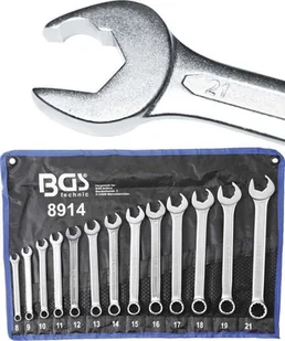 BGS Technic Klucze płasko oczk. z opcją grzechotki 8-21 mm, 13 szt. B.8914 - Klucze i nasadki - miniaturka - grafika 1