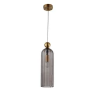 Lampy sufitowe - Lampa wisząca Piega 1 smoked LP-939/1P smoked - Light Prestige - miniaturka - grafika 1