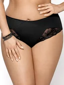 Komplety bielizny - Figi Ze Wstawkami Z Koronki Casablanca K426 Gorsenia Czarne  S - miniaturka - grafika 1