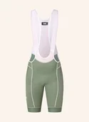 Spodnie rowerowe - Pas Normal Studios Spodenki Kolarskie Mechanism Bibs Z Szelkami I Wyściełaną Wkładką gruen - miniaturka - grafika 1