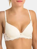 Biustonosze - Biustonosz młodzieżowy ecru 34A - miniaturka - grafika 1